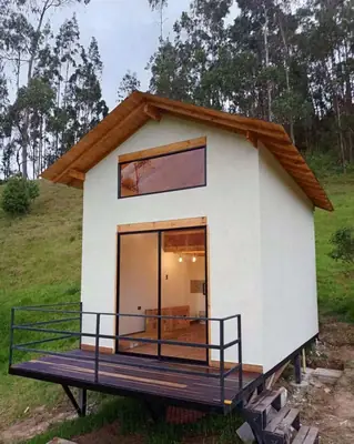 Cabaña prefabricada con altillo CONCASAYA